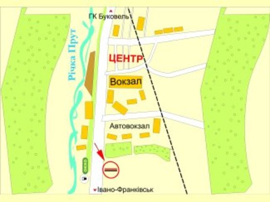 Схема рекламної площини за адресою вул.Свободи  (заправка ОККО)  №2