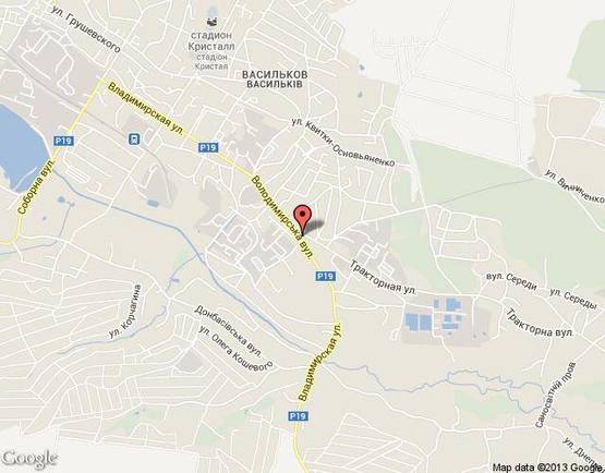 Схема рекламної площини за адресою Ракетний завод,  БТІ, В.Володимирська,92