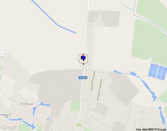 Схема рекламної площини за адресою Птахофабрика Україна, в. Декабристів,324