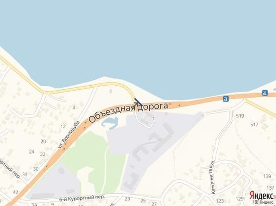 Схема рекламной плоскости по адресу Объездная дорога, с. Усатово, 14+500Б в стор пос. Кототвского