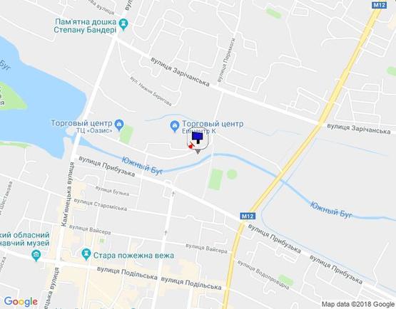 Схема рекламной плоскости по адресу вул.Зарічанська, 11/4, навпроти заїзду/виїзду до гіпермаркетів «ТАВРІЯ В», «Епіцентр»