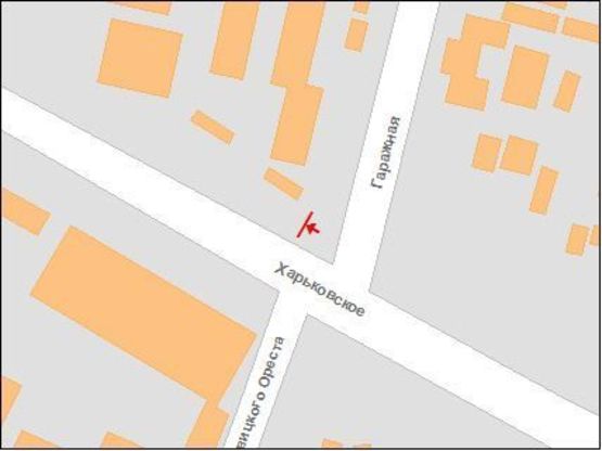 Схема рекламної площини за адресою Х.Шосе вул. - Ореста Левицького вул. (Лихачева)