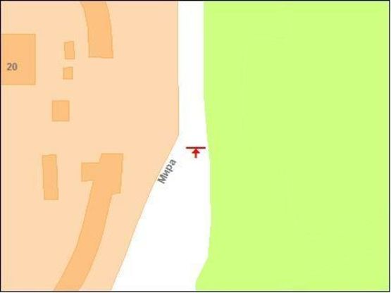 Схема рекламной плоскости по адресу зуп.Головка (розд.смуга)(в центр)