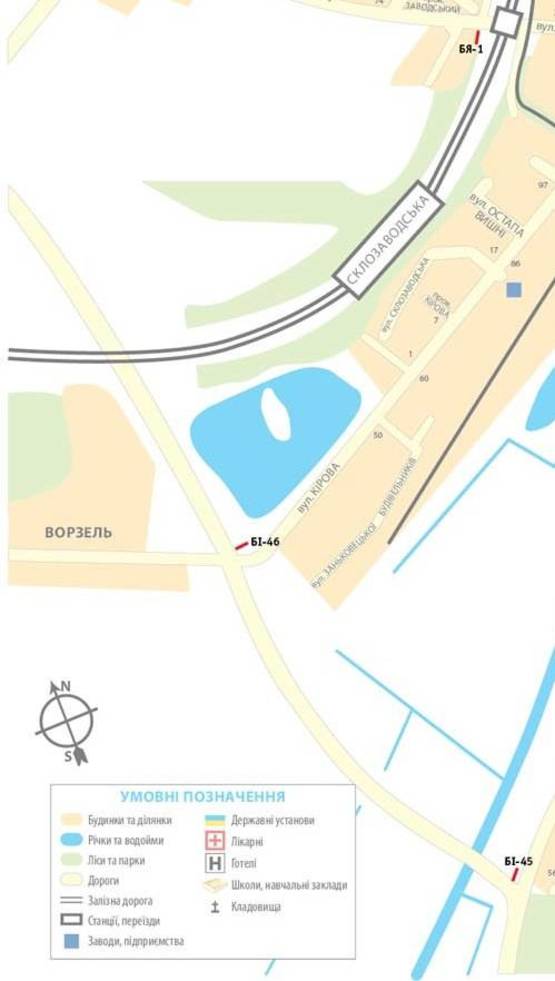 Схема рекламной плоскости по адресу выезд с Ирпеня на Бучу ч-з Grand (стройка), маршрут такси № 381