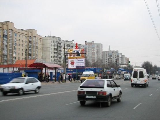 Схема рекламной плоскости по адресу Миру пр, 11, верх