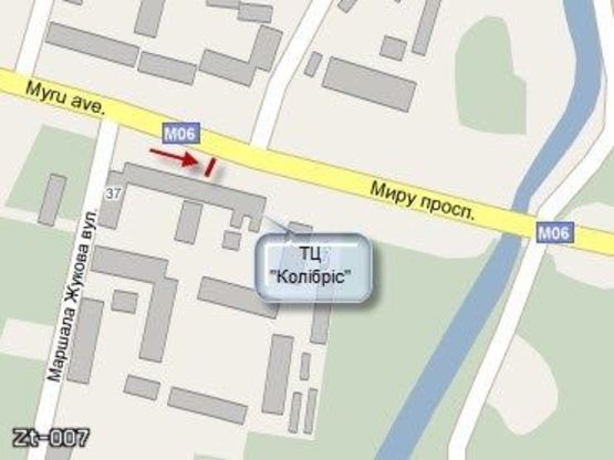Схема рекламной плоскости по адресу Миру пр, 37