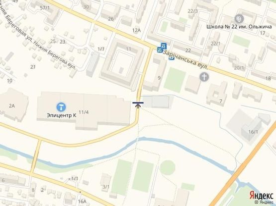 Схема рекламної площини за адресою вул. Зарічанська 11/4 (Таврія В)