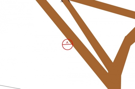 Схема рекламної площини за адресою Бориспольская трасса, поворот на Аэроп.-3 ( в  Аэропорт, справа)