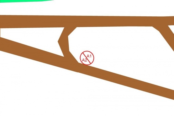 Схема рекламной плоскости по адресу Борисполь-1 (4х12,бэк-лайт)