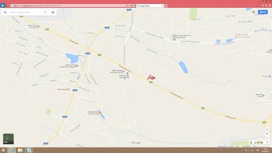 Схема рекламной плоскости по адресу Обїздна М-10, З.О. м. Львова, Панська Гора в сторону Сокільник (нижній)2