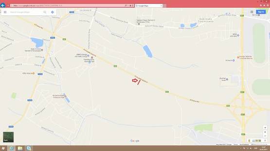 Схема рекламной плоскости по адресу Обїздна М-10, З.О. м. Львова, між гот. Панська Гора та Кінг Крос в сторону Кінг Крос (нижній)