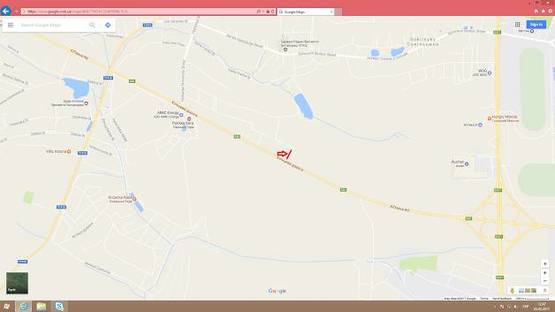 Схема рекламної площини за адресою Обїздна М-10, З.О. м. Львова, між гот. Панська Гора та Кінг Крос в сторону Кінг Крос (верхній)