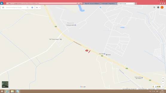 Схема рекламної площини за адресою Обїздна М-10, З.О. м. Львова, біля готеля Галіція в сторону Кінг Крос