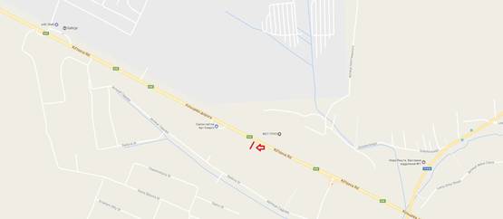 Схема рекламної площини за адресою Об'їзна М-10, З.О. м. Львова, біля Арт-Енерго в сторону ЕпіцентрК (верхній)