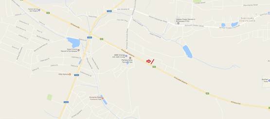 Схема рекламної площини за адресою Об'їзна М-10, З.О. м. Львова Панська Гора в сторону ТРЦ King Cross Leopolis (нижній)2