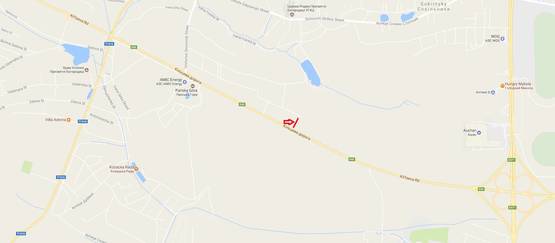 Схема рекламної площини за адресою Об'їзна М-10, З.О. м. Львова, між гот. Панська Гора та ТРЦ King Cross Leopolis в сторону гот.Панська Гора (верхній)