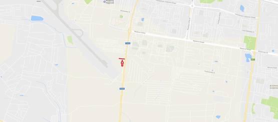 Схема рекламної площини за адресою Т-14-16 Львів-Пустомити-Мединичі, вул.Кульпарківська, біля заправки SOCAR в сторону ТРЦ Victoria Gardens (нижній)