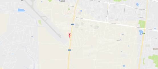 Схема рекламної площини за адресою Т-14-16 Львів-Пустомити-Мединичі, вул.Кульпарківська, біля заправки SOCAR в сторону ТРЦ Victoria Gardens (верхній)