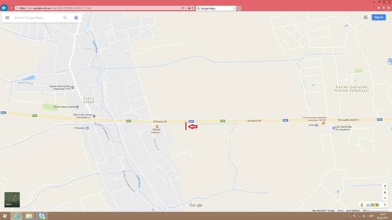 Схема рекламної площини за адресою Обїздна М-06, Київ-Чоп, біля гот. Рафаель в сторону ТРЦ King Cross Leopolis 1