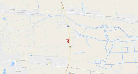 Схема рекламної площини за адресою Обїздна М-06, Київ-Чоп, рух в напрямку до с. Кам"янопіль та в сторону Києва 2