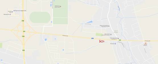 Схема рекламної площини за адресою Об'їзна М-06, Київ-Чоп, с. Зубра в сторону Панської Гори