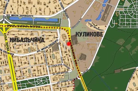 Схема рекламної площини за адресою ул. Братиславская напротив, 19 "АТЛ" (А) "Троещинский рынок"