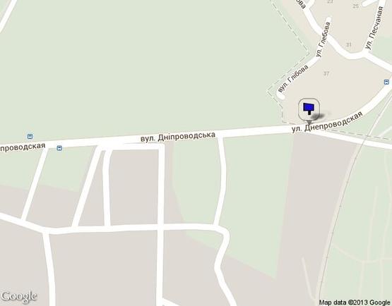 Схема рекламної площини за адресою Выезд в г.Вышгород перед стеллой из Киева