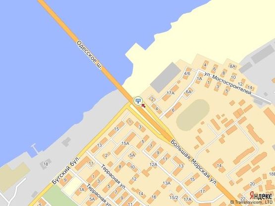 Схема рекламной плоскости по адресу ул. Б. Морская - Варваровский мост - выезд