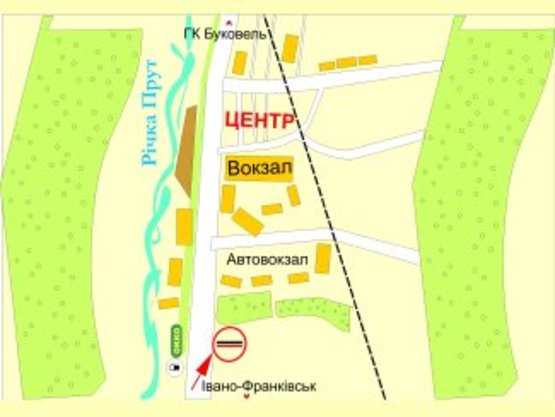 Схема рекламної площини за адресою вул.Свободи  (заправка ОККО)