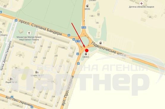 Схема рекламной плоскости по адресу Протасевича