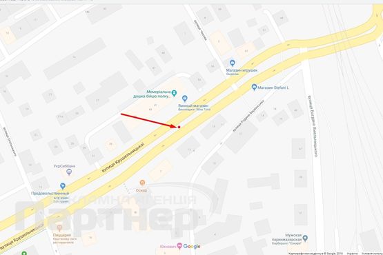 Схема рекламної площини за адресою С. Крушельницької