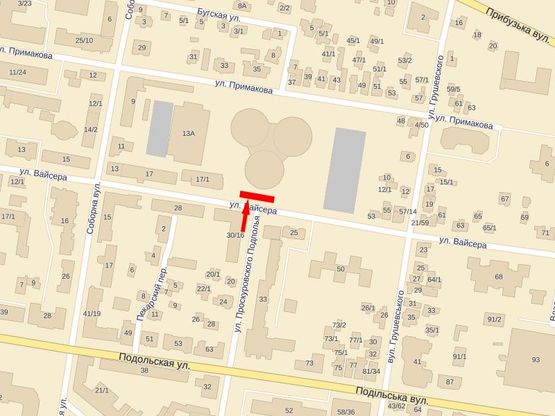 Схема рекламної площини за адресою Ул.Соборная, 11 (Центр. прод. рынок, нижний) №16