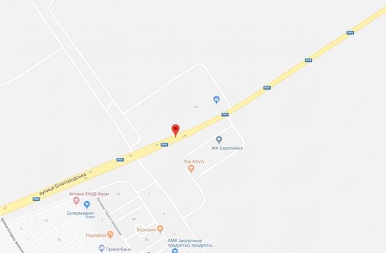 Схема рекламної площини за адресою Софіївська Борщагівка, ул.Соборная, напротив ЖК Европейка