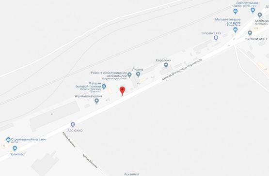 Схема рекламной плоскости по адресу Вишневе, ул.Черновола, (автодорога О101304 Киевское Полукольцо-Крюковщина-Боярка, км 1+100 (право)