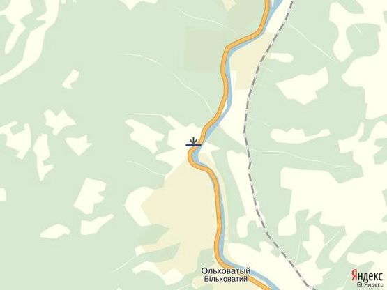 Схема рекламной плоскости по адресу Рахів вул.Головна, виїзд в сторону Ужгорода із сторони м.Ів.Франківськ