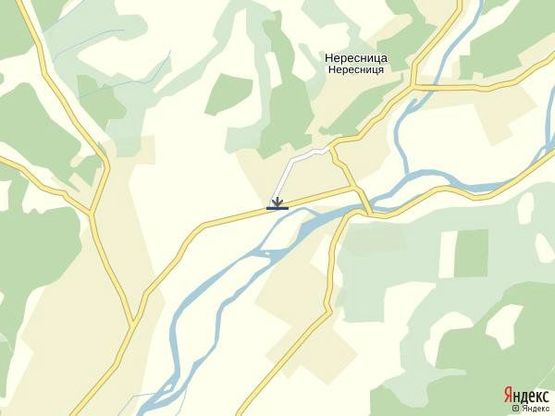 Схема рекламної площини за адресою с.Нересниця,вул.Головна, в сторону смт.Дубове