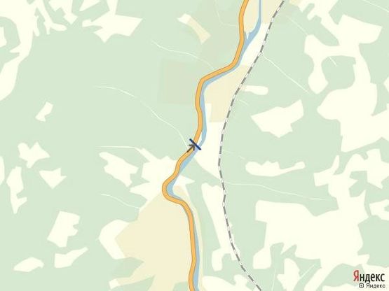 Схема рекламной плоскости по адресу Рахів вул.Головна в'їзд в місто в сторону м.Ів Франківськ із сторони м.Ужгород