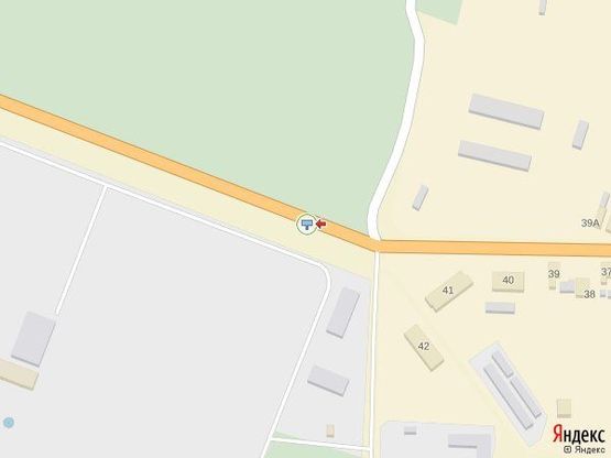 Схема рекламної площини за адресою м. Свалява,  вул. Мукачівська, навпроти СТО