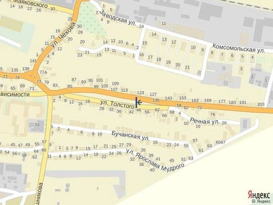 Схема рекламної площини за адресою м. Тячів, траса Мукачево-Рогатин (вулканізація,АЗС WOG.)