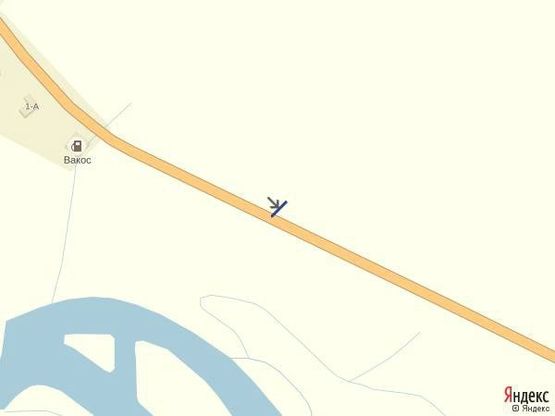 Схема рекламной плоскости по адресу смт.Буштино виїзд з селища в сторону  м. Тячів, Рахів