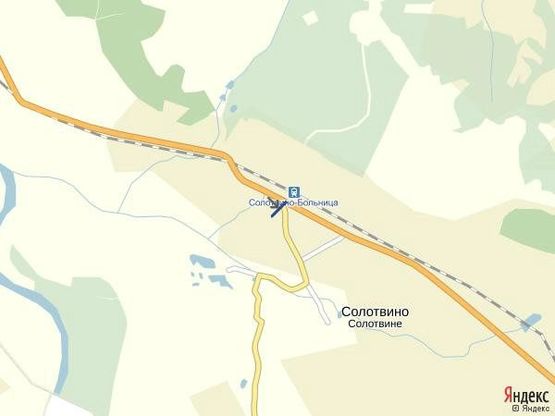 Схема рекламної площини за адресою смт.Солотвино, вул. Тячівська, в сторону м.Рахів, біля АЗС,готелю,автомийки.