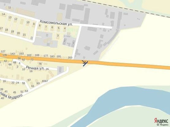 Схема рекламної площини за адресою м. Тячів вул.Незалежності, АЗС "WOG", бізнес-центр, навпроти Автосалонів в сторону м.Рахів