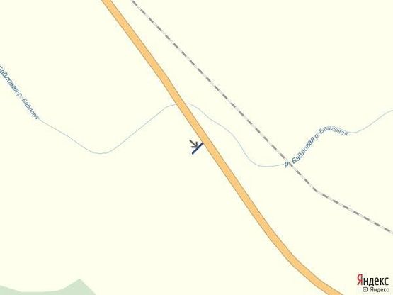 Схема рекламной плоскости по адресу В'їзд в Хустський район зі сторони м. Тячів