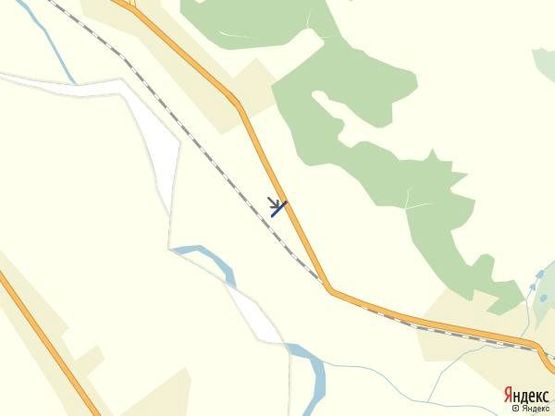 Схема рекламной плоскости по адресу с. Нижня апша, вул. Борканюка, в сторону м. Рахів