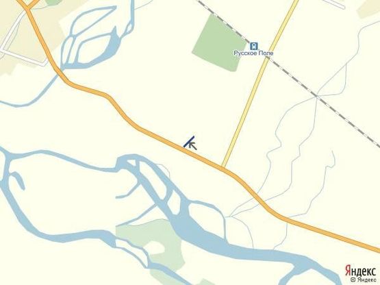 Схема рекламної площини за адресою смт.Буштино, вїзд в селище, в сторону м. Хуст