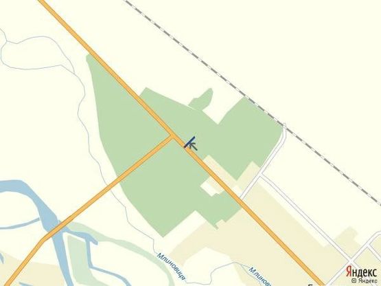 Схема рекламної площини за адресою с.Вільхівці, вул. Головна в сторону смт. Дубове зї сторони м.Тячів