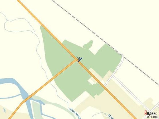 Схема рекламной плоскости по адресу смт.Буштино вїзд в селище в сторону м.Тячів зі сторони м.Ужгород траса Мукачево-Рогатин