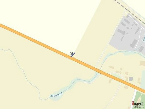 Схема рекламної площини за адресою Тячів вул.Армійська вїзд в місто зі сторони м.Ужгород траса Мукачево-Рогатин, біля АЗС "ОККО"