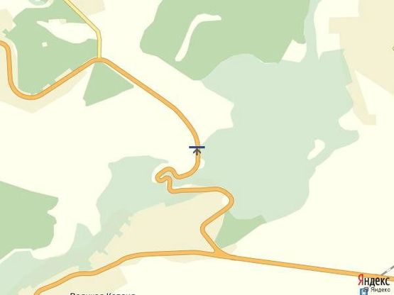 Схема рекламной плоскости по адресу с.Велика Копаня, перевал, в сторону м. Мукачево, траса Мукачево - Івано-Франківськ