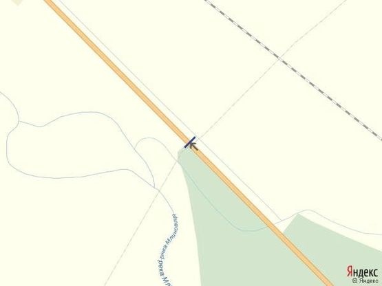 Схема рекламної площини за адресою с.Стеблівка, в'їзд, в сторону м.Мукачево